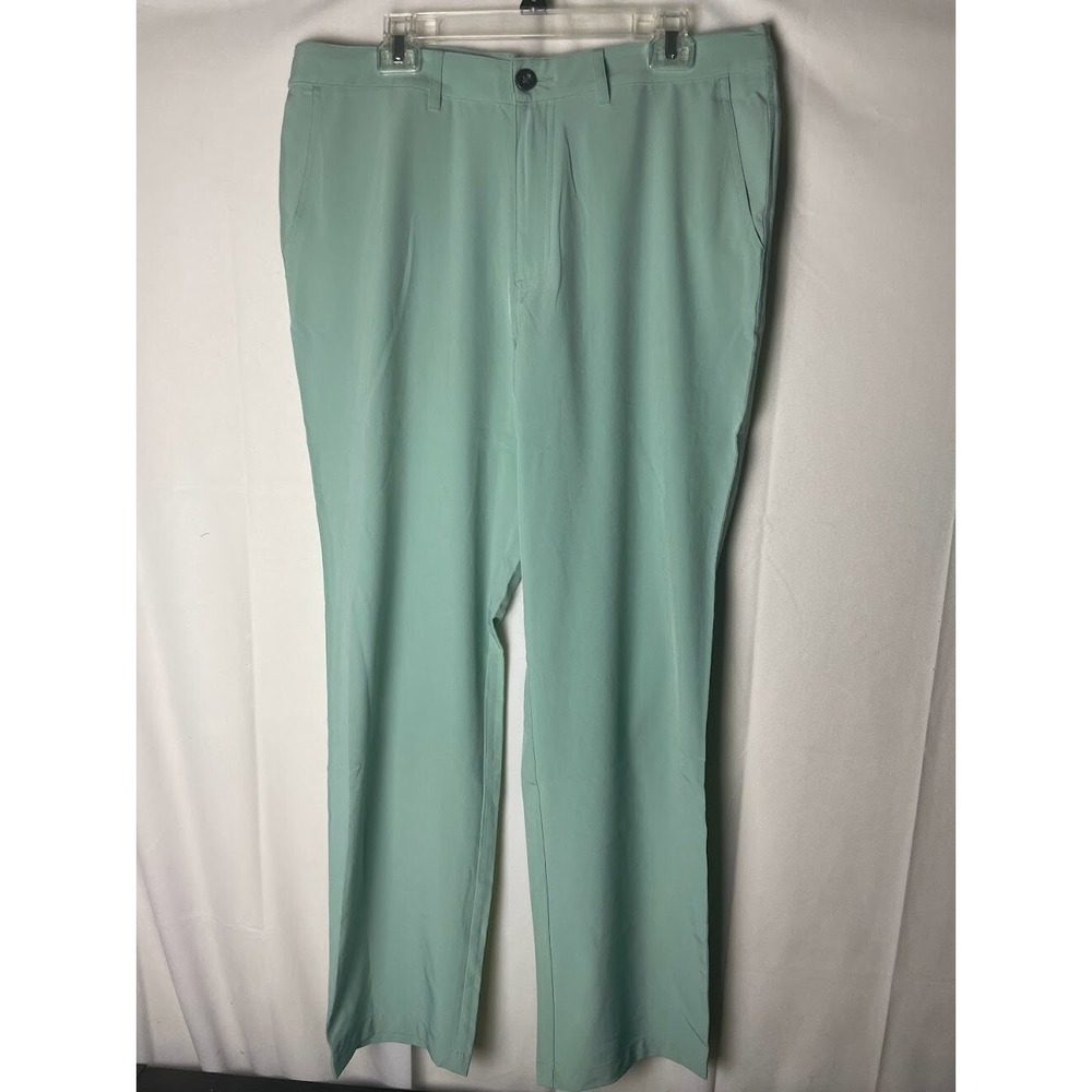 Short Par 4 Mens Golf Pants Size 34x32 Green Performance Stretch Brand New